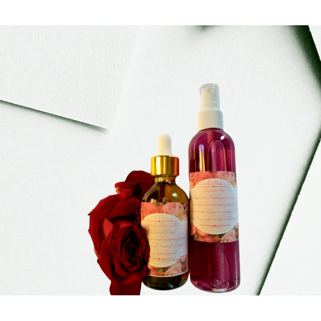 Rose Oil and Rosewater Duo