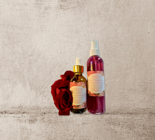 Rose Oil and Rosewater Duo