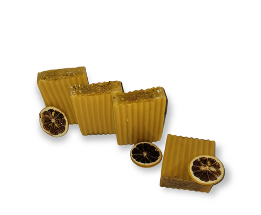 Turmeric, Ginger, & Lemon Peel Soap